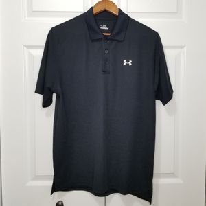 Under Armour Black HeatGear Polo